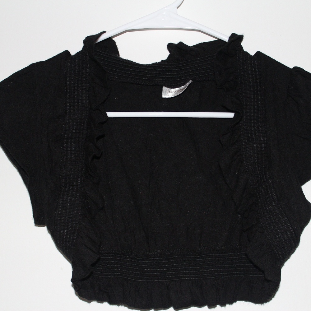 Black cardigan